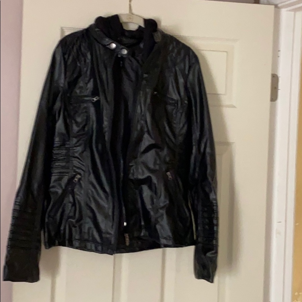 Carmen leather black Moro jacket